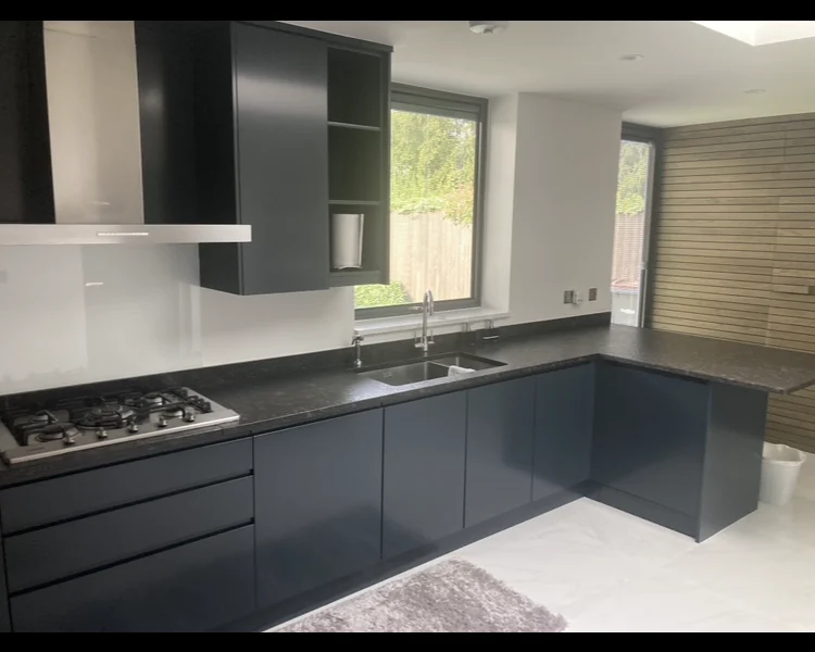 Completed modern kitchen respray
